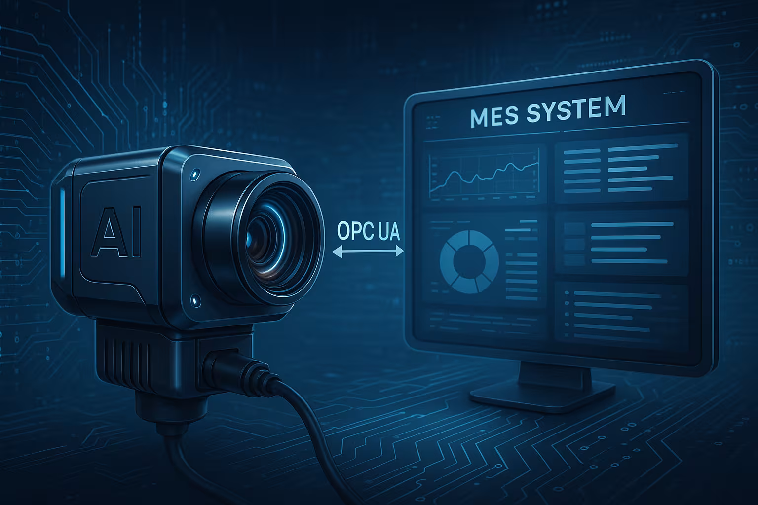 Vision System to MES with OPC-UA